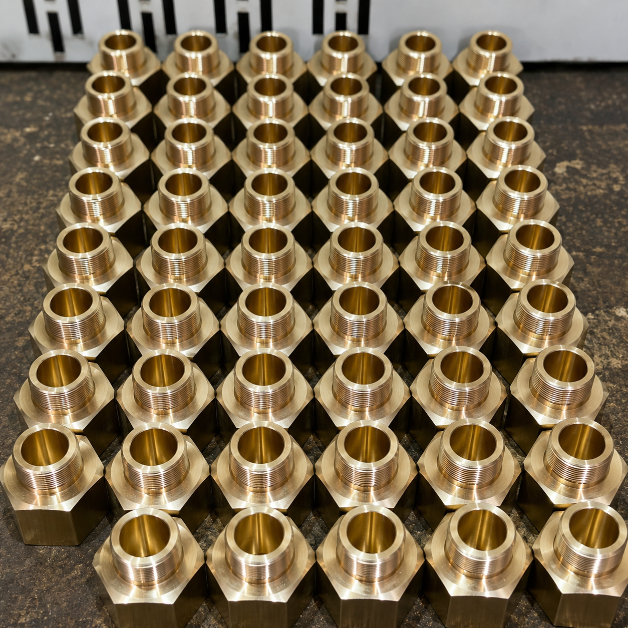 Sunflex Metalloy forging facility floor with copper nickel fitting production