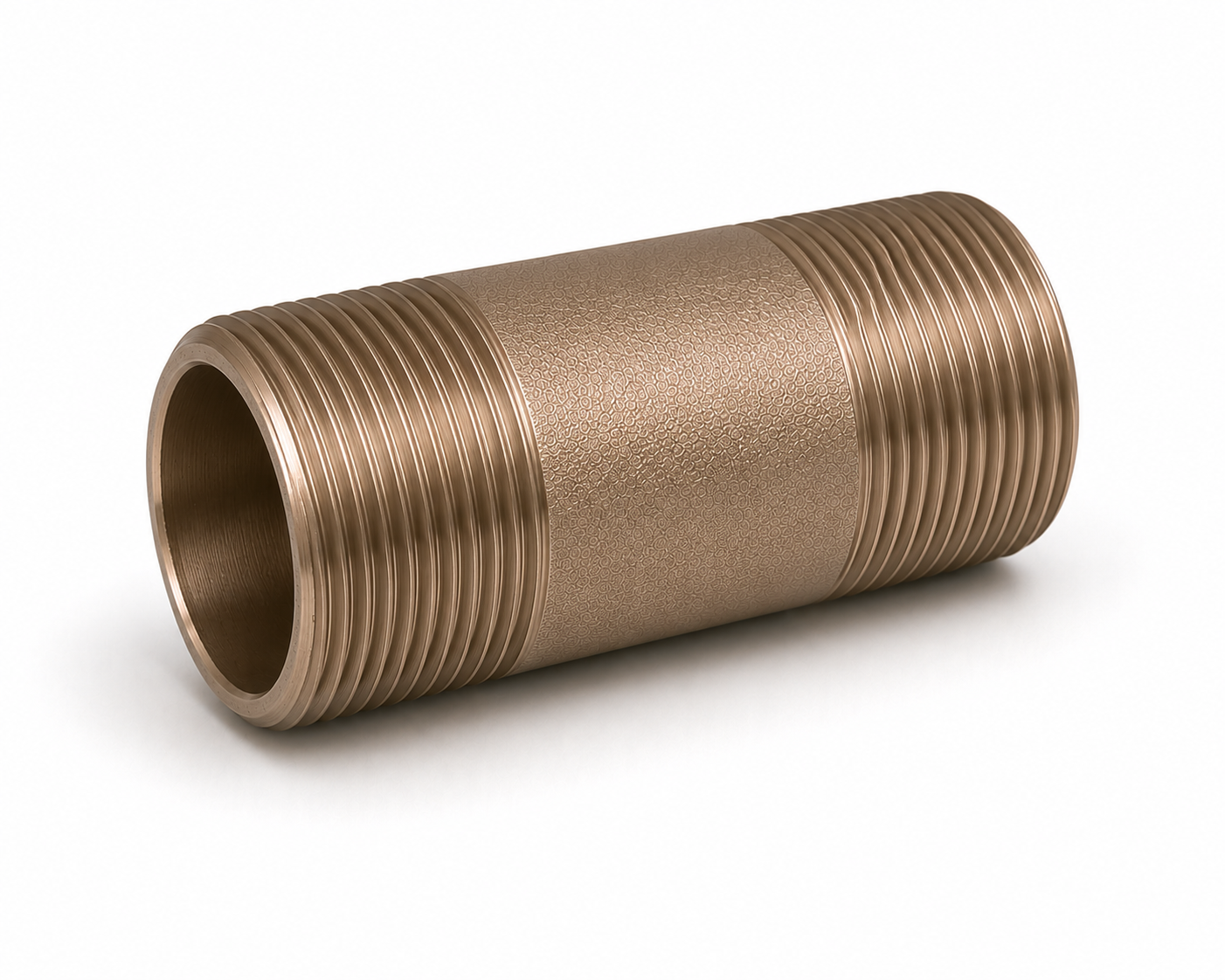 Copper nickel Barrel Nipple forged fitting — Threaded