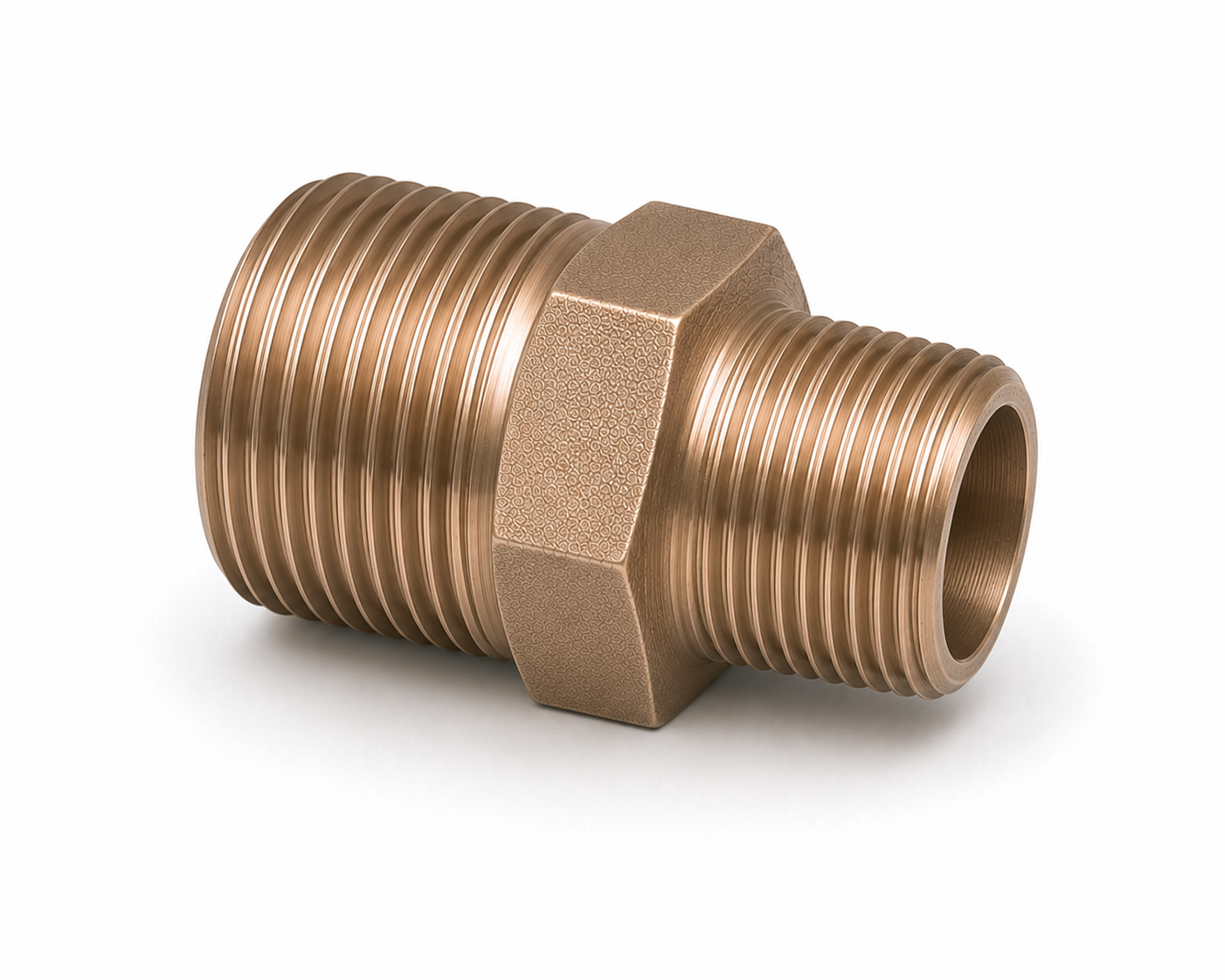 Copper nickel Reducing Nipple forged fitting — Threaded